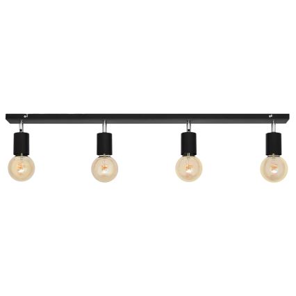 Spotlight  TUNE 4xE27/20W/230V svart 