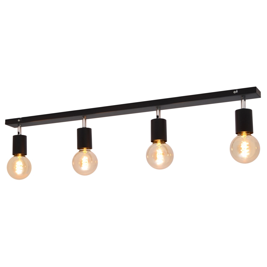 Spotlight  TUNE 4xE27/20W/230V svart 
