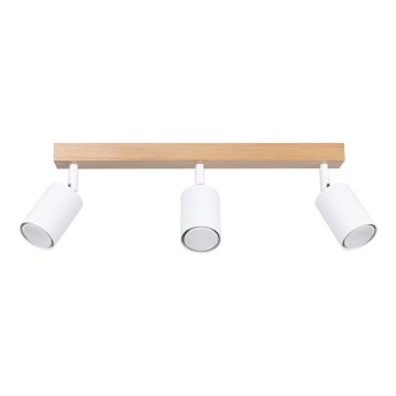 Spotlight VERDO 3xGU10/10W/230V vit/bok