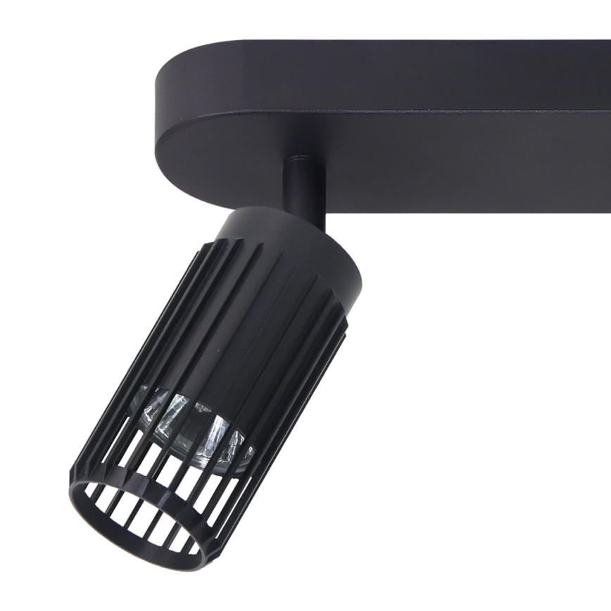 Spotlight VERTICAL 2xGU10/8W/230V svart