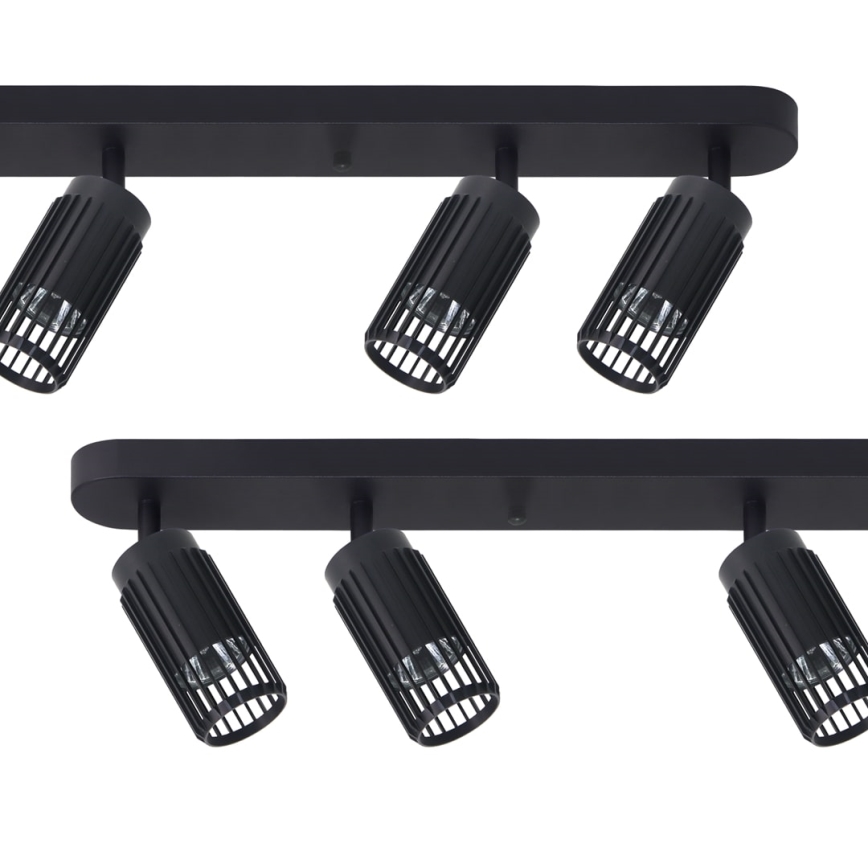 Spotlight VERTICAL 6xGU10/8W/230V svart