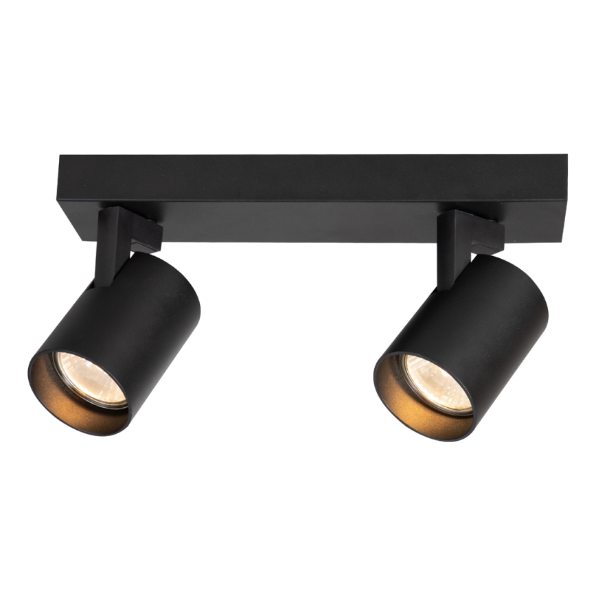 Spotlight VOLF 2xGU10/10W/230V svart