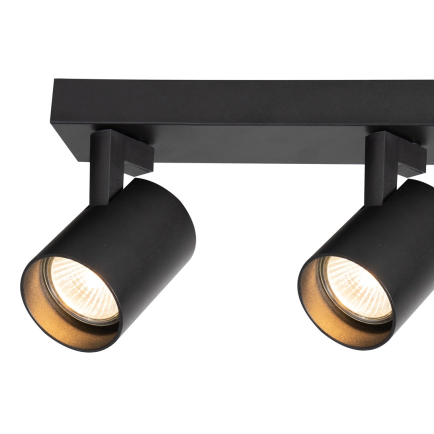 Spotlight VOLF 3xGU10/10W/230V svart