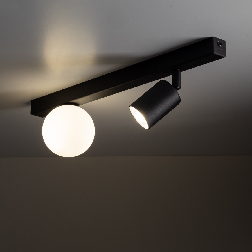 Spotlight VOX 1xG9/8W/230V + 1xGU10/10W svart