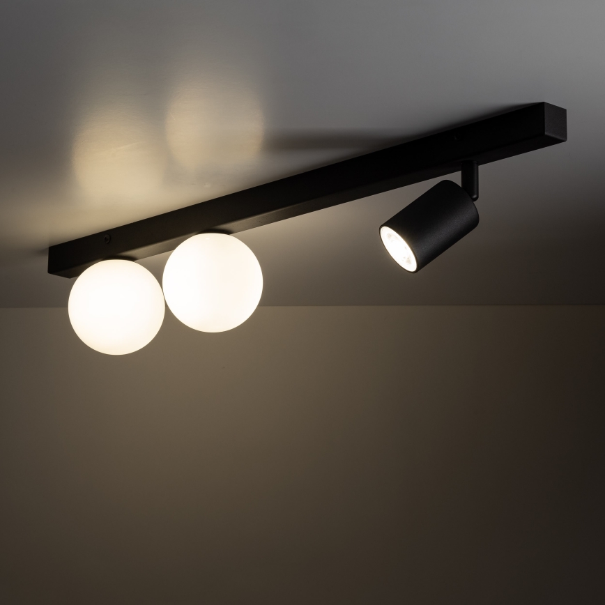 Spotlight VOX 2xG9/8W/230V + 1xGU10/10W svart