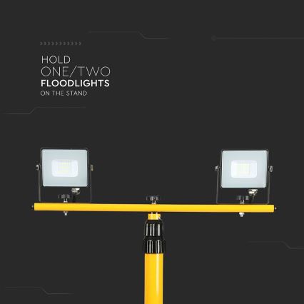 Spotlightstativ 180 cm gul