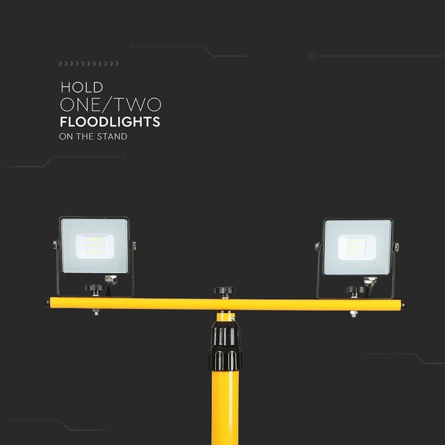 Spotlightstativ 180 cm gul