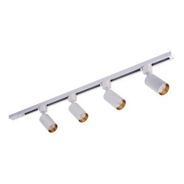 Spotlightsystem med TRACER 4xGU10/10W/230V 1 m vit