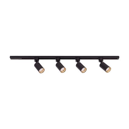 Spotslight i TRACER skensystem 4xGU10/10W/230V 1 m svart