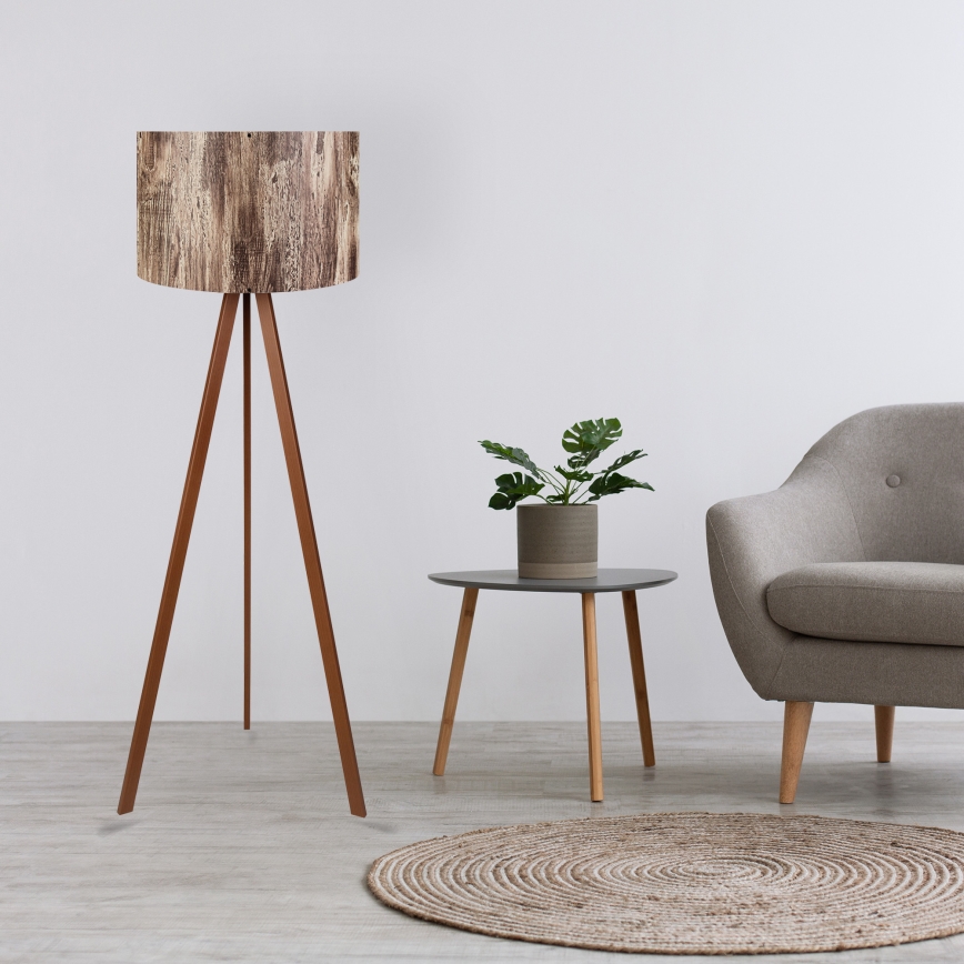 Stå lamp AYD 1xE27/40W/230V brun