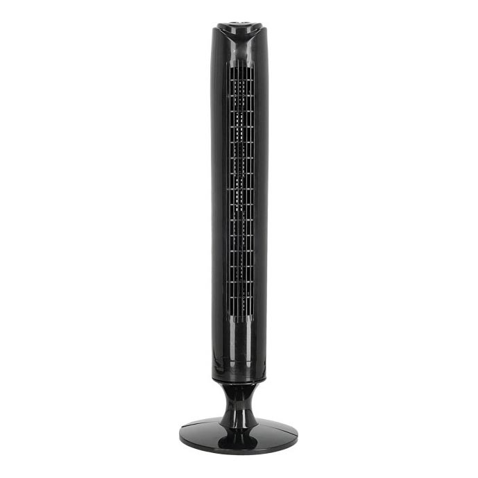 Stående fläkt LISSE 45W/230V 91,4 cm svart + fjärrkontroll