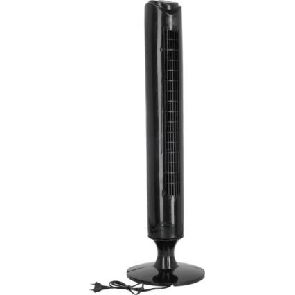 Stående fläkt LISSE 45W/230V 91,4 cm svart + fjärrkontroll