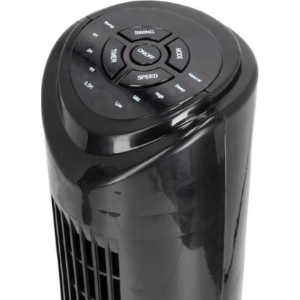 Stående fläkt LISSE 45W/230V 91,4 cm svart + fjärrkontroll