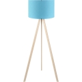 Stående lampa AYD 1xE27/40W/230V blå/beige
