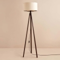 Stående lampa AYD 1xE27/40W/230V brun/beige