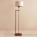 Stående lampa AYD 1xE27/40W/230V brun/beige