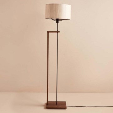 Stående lampa AYD 1xE27/40W/230V brun/beige