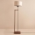 Stående lampa AYD 1xE27/40W/230V brun/beige
