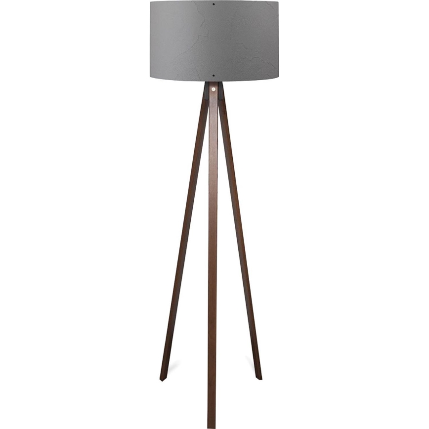 Stående lampa AYD 1xE27/40W/230V brun/grå