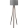 Stående lampa AYD 1xE27/40W/230V brun/grå
