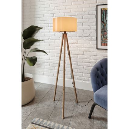 Stående lampa AYD 1xE27/40W/230V brun