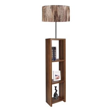 Stående lampa AYD 1xE27/40W/230V brun