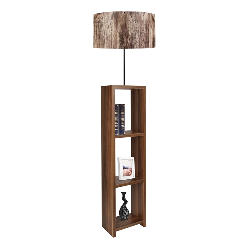 Stående lampa AYD 1xE27/40W/230V brun