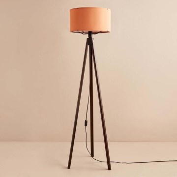 Stående lampa AYD 1xE27/40W/230V brun/orange
