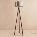 Stående lampa AYD 1xE27/40W/230V brun/svart/vit