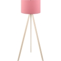 Stående lampa AYD 1xE27/40W/230V rosa/beige