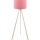 Stående lampa AYD 1xE27/40W/230V rosa/beige