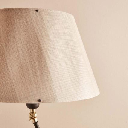 Stående lampa AYD 1xE27/40W/230V svart/beige
