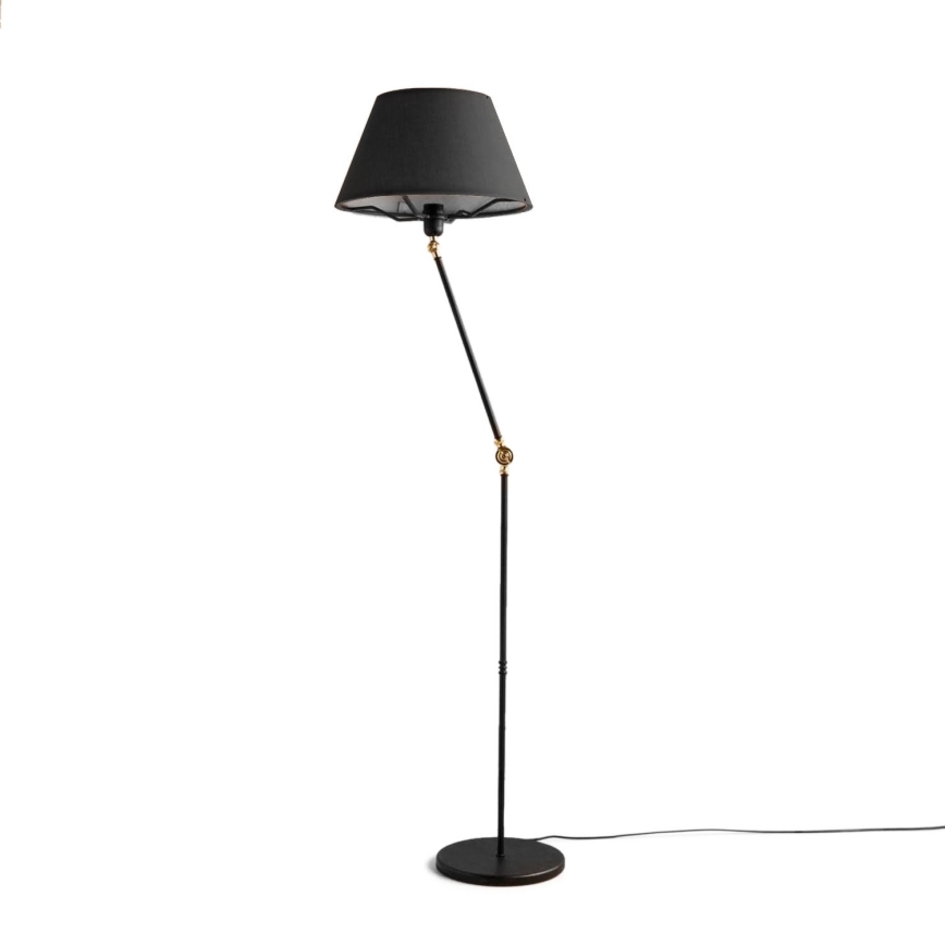 Stående lampa AYD 1xE27/40W/230V svart