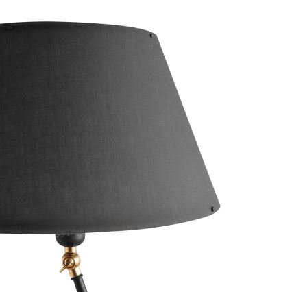 Stående lampa AYD 1xE27/40W/230V svart