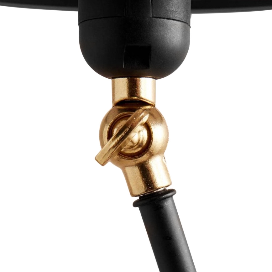 Stående lampa AYD 1xE27/40W/230V svart