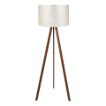 Stående lampa AYD 1xE27/40W/230V vit/brun
