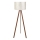 Stående lampa AYD 1xE27/40W/230V vit/brun