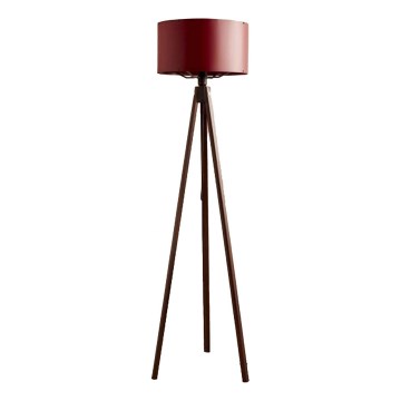 Stålampe AYD 1xE27/40W/230V brun/röd