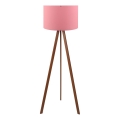 Stålamps AYD 1xE27/40W/230V rosa/brun