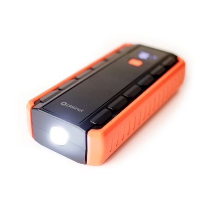 Startkablar för bil 1000A med en strömbank 12000 mAh PD 10W och LED ficklampa med krok och magnet