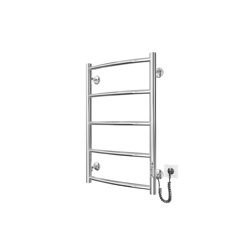 Stegformad handdukstork CLASSIC 60W/230V 66x43 cm rostfri/skinande krom rätt