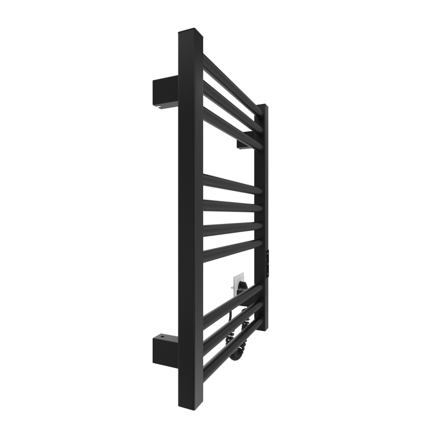 Stegformad handdukstork HF DERBY 100W/230V 57x43 cm svart