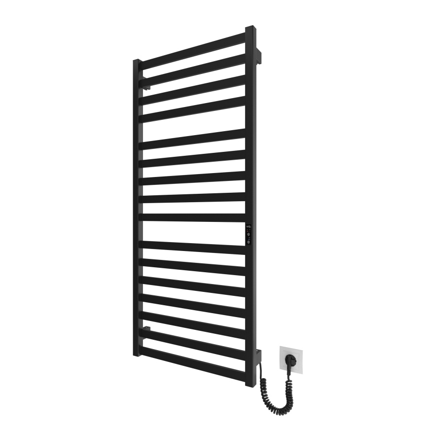 Stegformad handdukstork HF OXFORD 255W/230V 117x53 cm svart