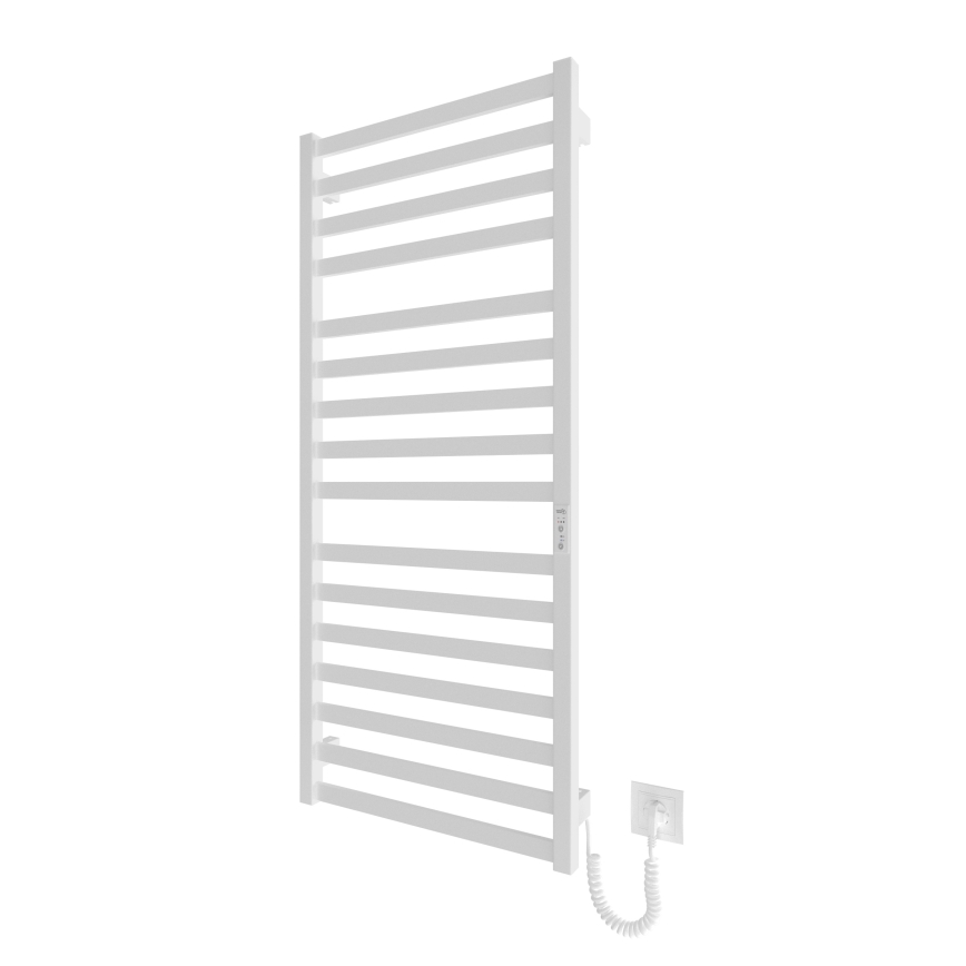Stegformad handdukstork HF OXFORD 255W/230V 117x53 cm vit rätt