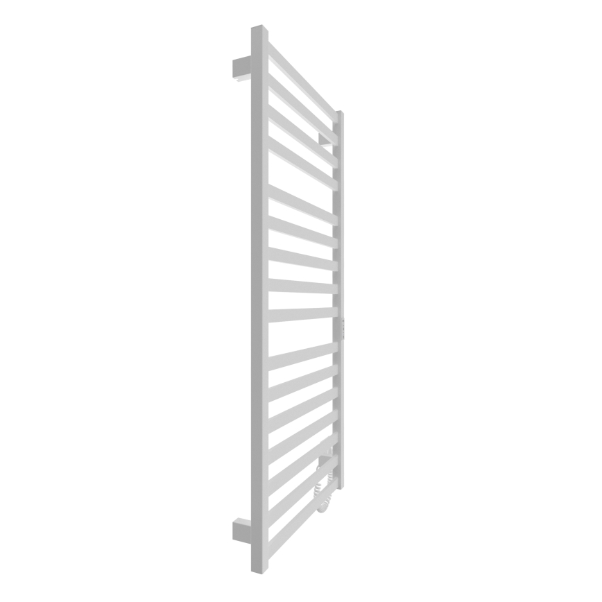 Stegformad handdukstork HF OXFORD 255W/230V 117x53 cm vit rätt