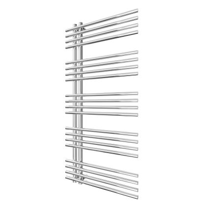 Stegformad handdukstork INOX 368W/230V 109x53 cm rostfri/skinande krom