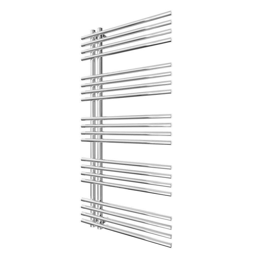 Stegformad handdukstork INOX 368W/230V 109x53 cm rostfri/skinande krom