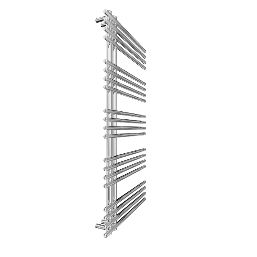Stegformad handdukstork INOX 368W/230V 109x53 cm rostfri/skinande krom
