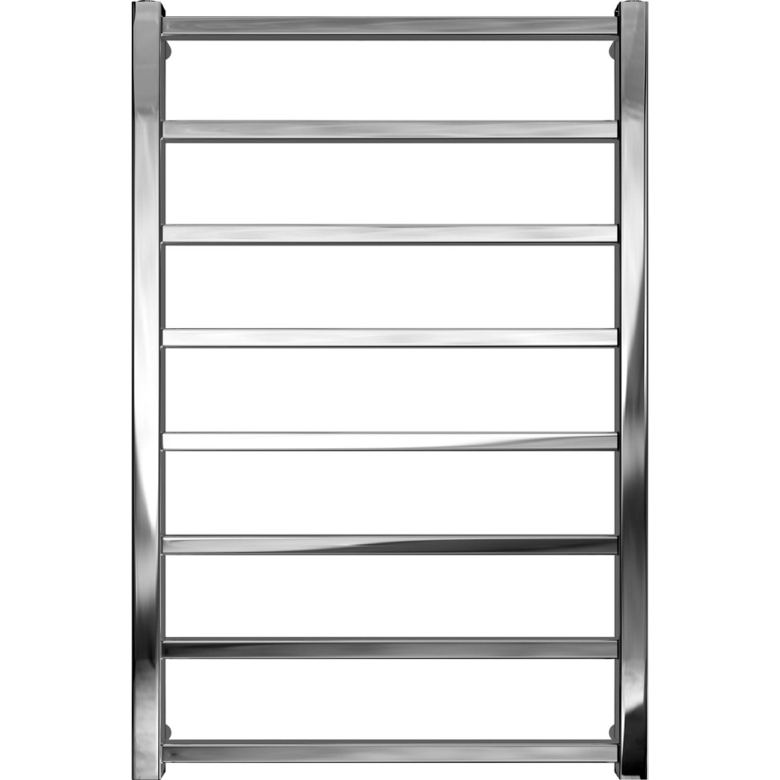 Stegformad handdukstork TOKIO 174W/230V 80x53 cm rostfri/skinande krom