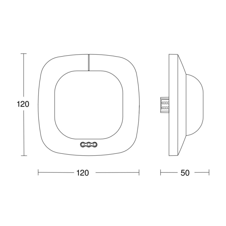 Steinel 002756 - IR Quattro HD närvarosensor 24m DALI-2 APC vit